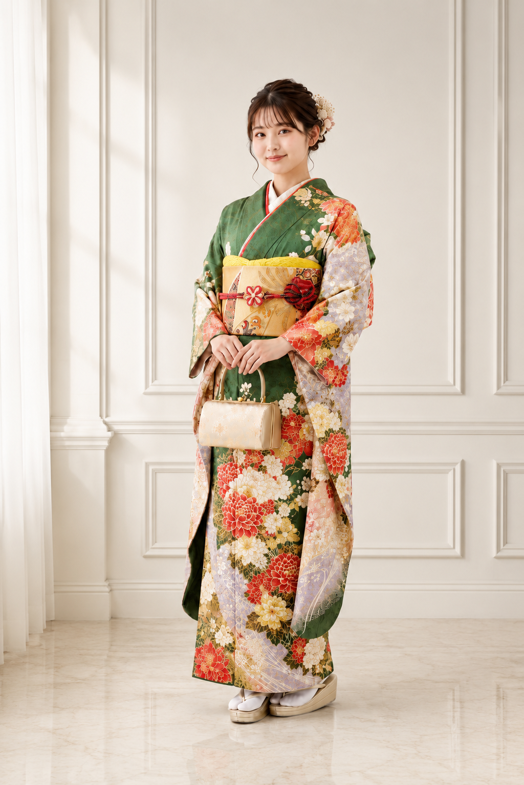 中振袖 レンタル 熊本 姉妹